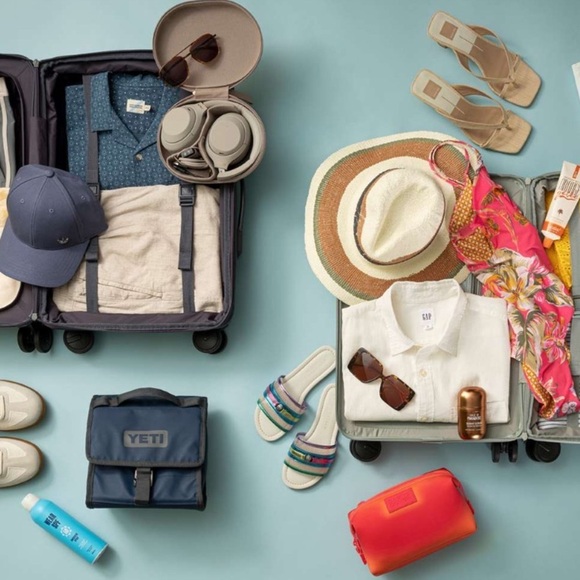 RLH Stripe Bag Red Natural Loom Weave Organic Cotton Travelin’ Light REwork NEW! - Picture 11 of 16